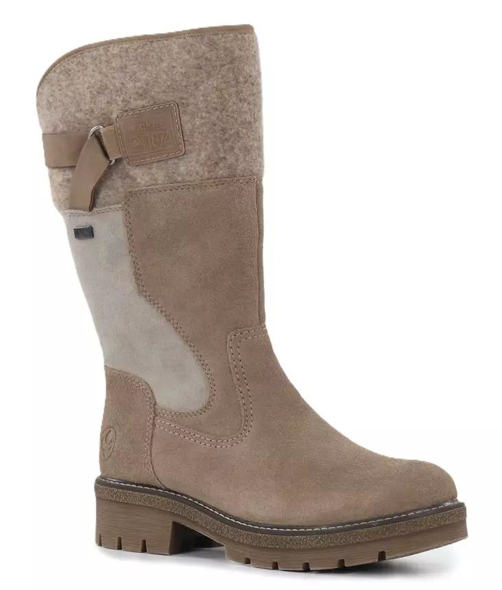 Rieker naisten vettähylkivät saappaat Y8153-64 beige - Rieker saappaat - 141949 - 1