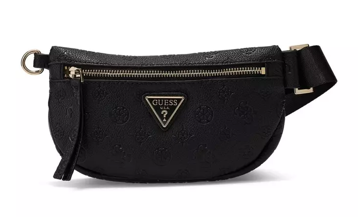 Guess Laukku/vyölaukku Devon black logo - Käsilaukut - 141369 - 1