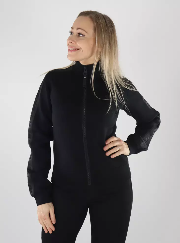 Guess naisten collegetakki V2YQ17K7UW2 JBKL musta - Huvtröjor och sweatshirts - 142049 - 1