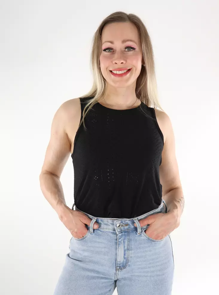 JDY damtopp O-ringad svart / Flora - Toppar för damer - 136319 - 1