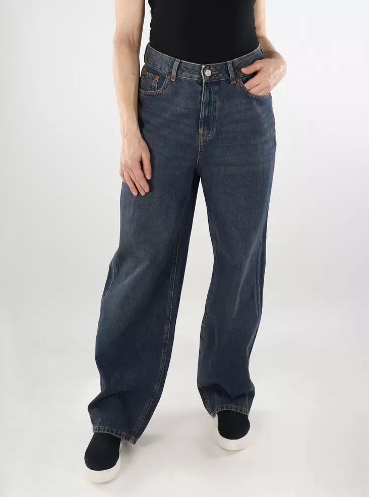 JJXX naisten farkut Erin Baggy MW R159 tummansininen - Naisten farkut - 137329 - 1
