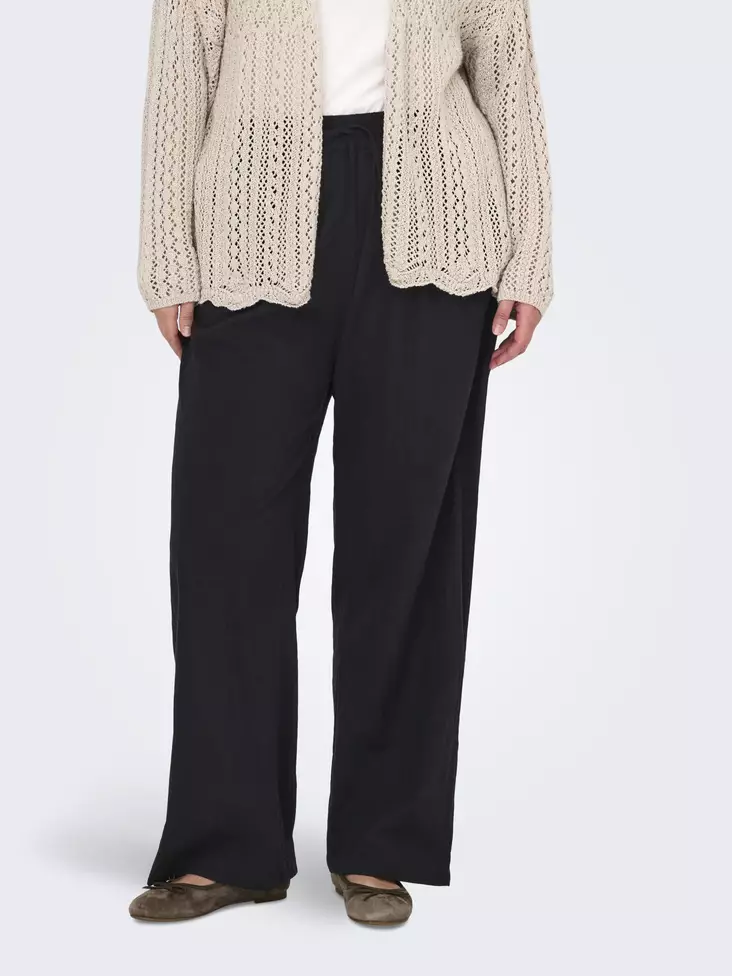 Only Carmakoma naisten pluskoon housut Tizana Loose musta - Naisten housut - 137839 - 1