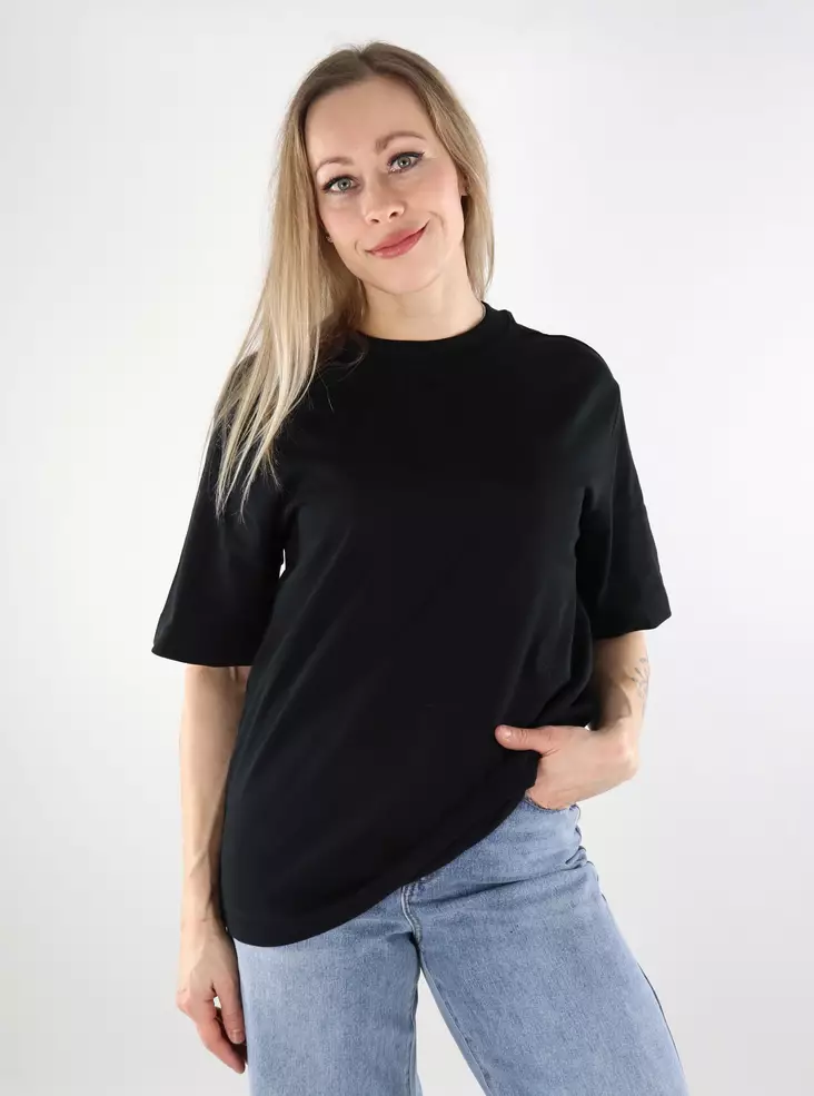 Only naisten t-paita Manhattan Oversize musta - Naisten T-paidat - 137599 - 1