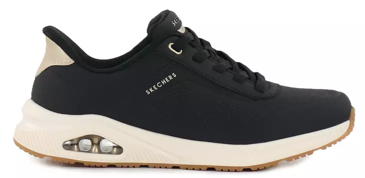Skechers naisten holvikaarituetut tennarit Uno 190177/BLK musta - Skechers tennarit - 141439 - 1