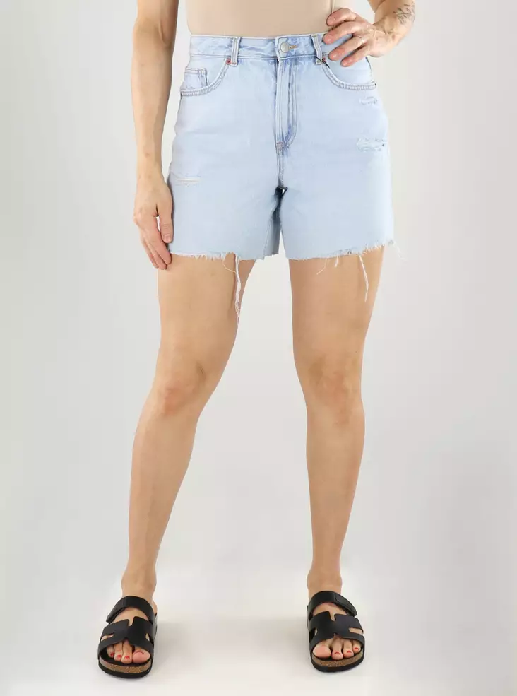 Vero Moda naisten farkkushortsit Joyce vaaleansininen - Shorts och capribyxor för damer - 141159 - 1
