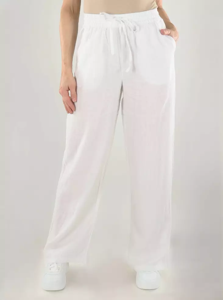 Vero Moda naisten housut Linn hw valkoinen - Byxor för damer - 141199 - 1