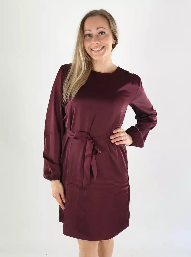 Vila naisten mekko Enna Ravenna viininpunainen - Mekot ja tunikat - 141399 - 1